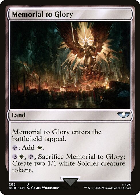 Memorial to Glory (40K)