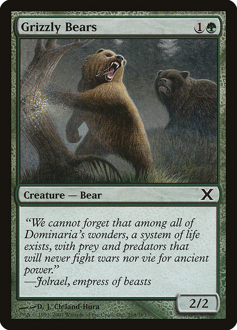 Grizzly Bears (Tenth Edition #268)