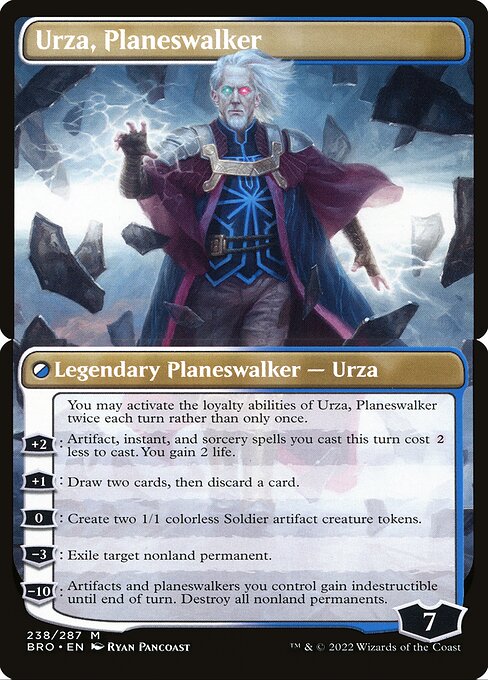 Urza, Planeswalker (The Brothers' War #238b)