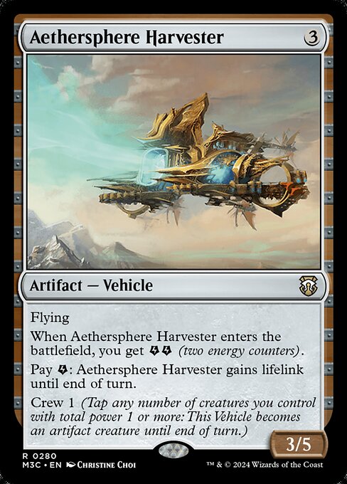 Aethersphere Harvester (Modern Horizons 3 Commander #280)