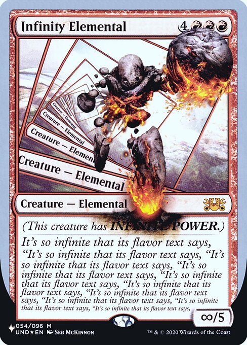 Infinity Elemental (The List (Unfinity Foil Edition) #29)