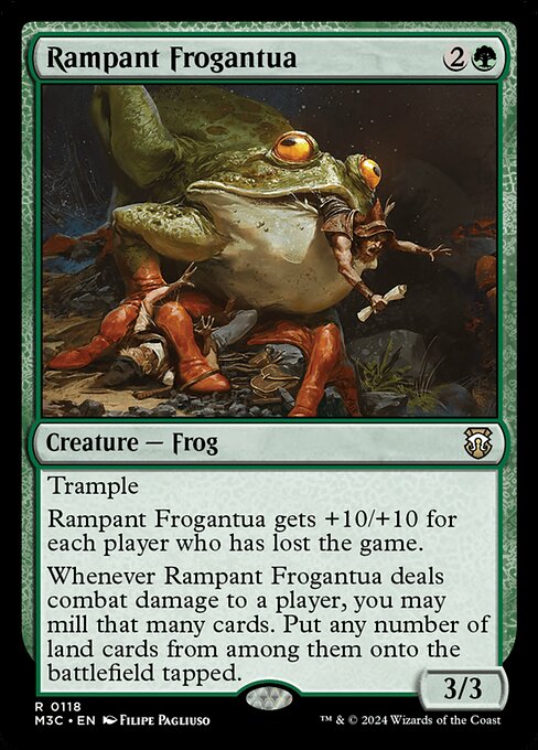 Rampant Frogantua (Modern Horizons 3 Commander #118)