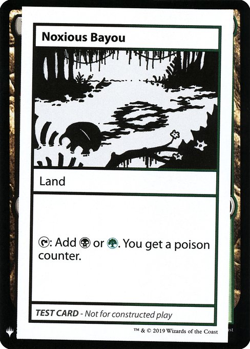 Noxious Bayou (Mystery Booster Playtest Cards 2019 #118)
