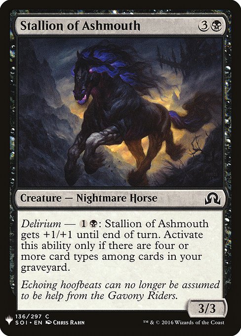 Stallion of Ashmouth (Mystery Booster #781)