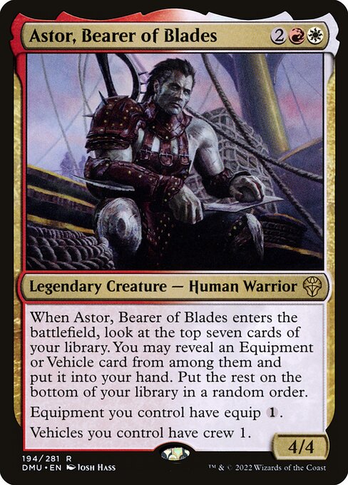 Astor, Bearer of Blades (Dominaria United #194)