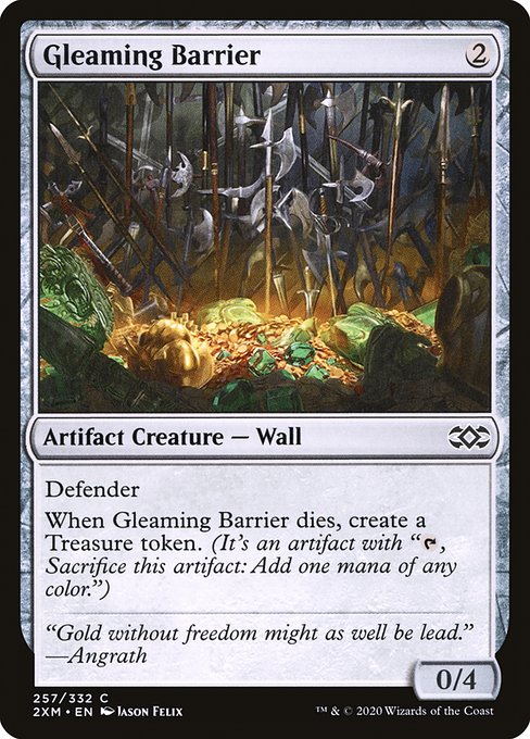 Gleaming Barrier (Double Masters #257)