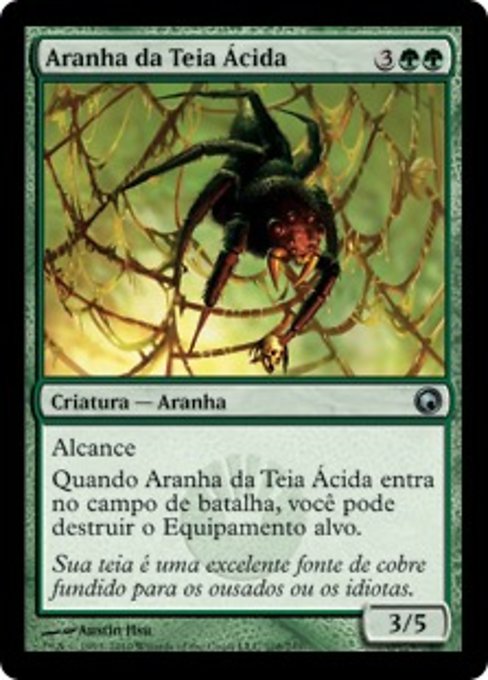 Acid Web Spider (Scars of Mirrodin #108)