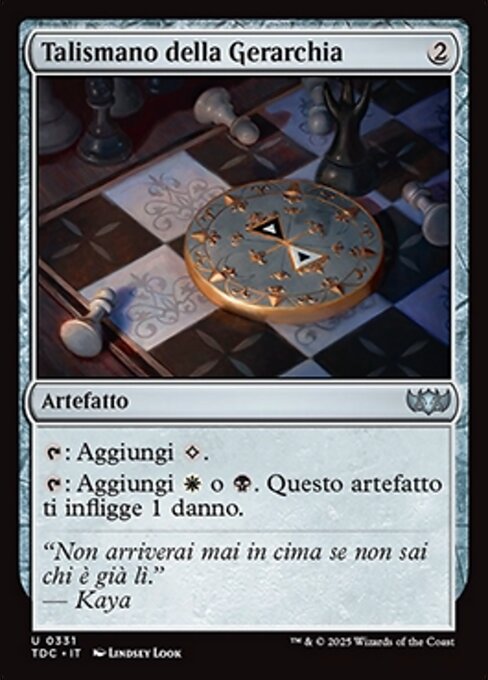 Talismano della Gerarchia