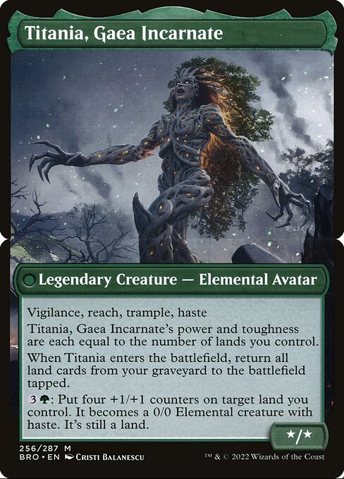 Titania, Gaea Incarnate (The Brothers' War #256b)