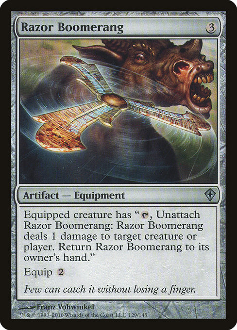 Razor Boomerang (Worldwake #129)