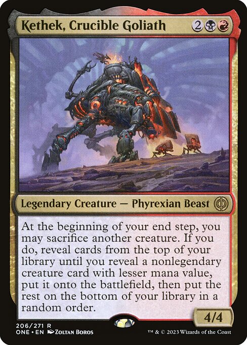 Kethek, Crucible Goliath (Phyrexia: All Will Be One #206)