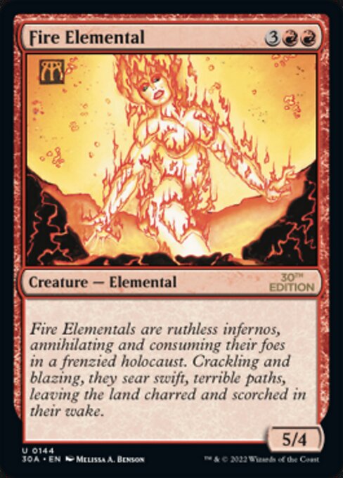 Fire Elemental (30th Anniversary Edition #144)