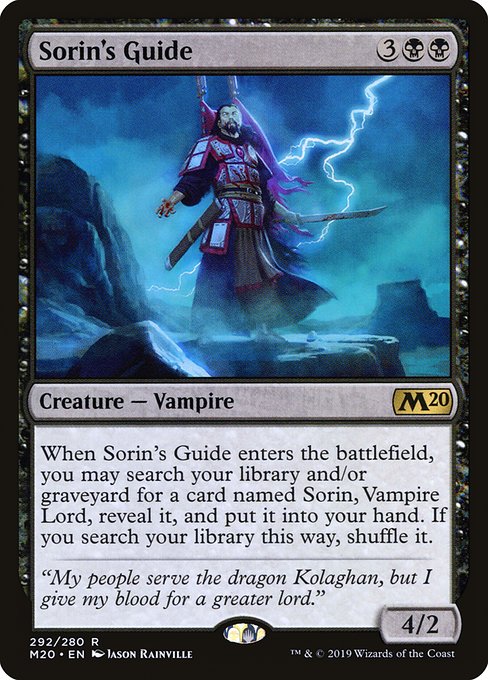 Sorin's Guide (Core Set 2020 #292)