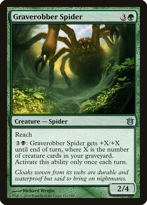 Graverobber Spider (Born of the Gods #122)