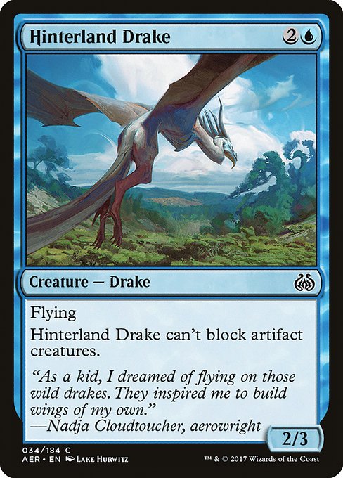 Hinterland Drake (Aether Revolt #34)