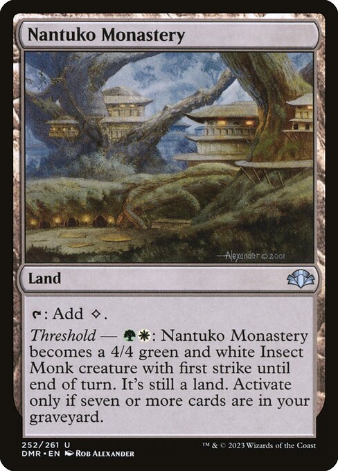 Nantuko Monastery (Dominaria Remastered #252)