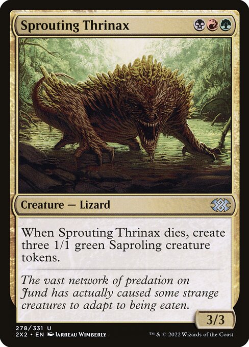 Sprouting Thrinax (Double Masters 2022 #278)