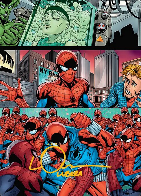The Clone Saga // The Clone Saga magic the gathering card art