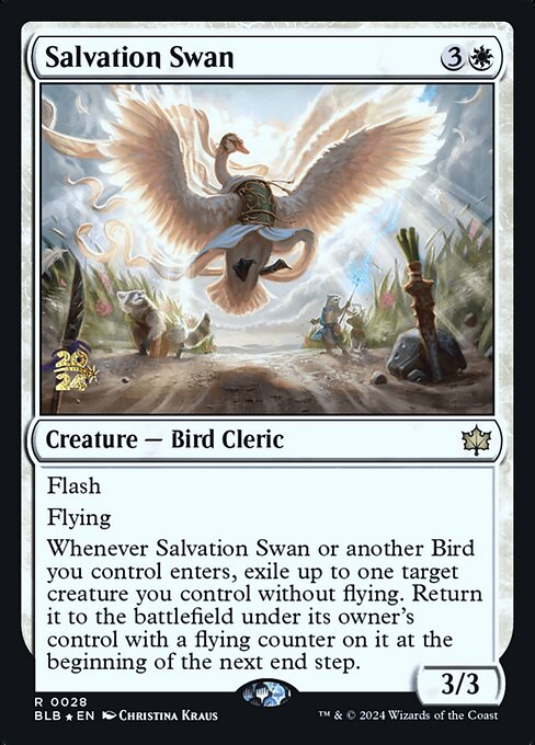 Salvation Swan (Bloomburrow Promos #28s)