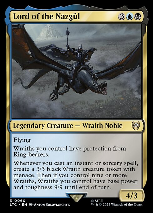 Lord of the Nazgûl (ltc) 60 Lord of the Nazgûl (ltc) 60