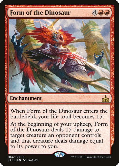 Form of the Dinosaur card image