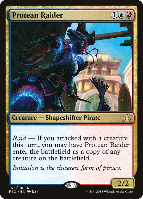 Protean Raider (Rivals of Ixalan #167)