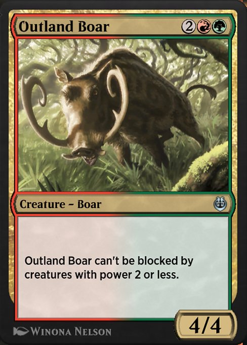 Outland Boar (Kaladesh Remastered #201)