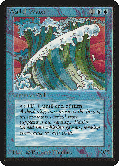 Wall of Water (Limited Edition Alpha #90)
