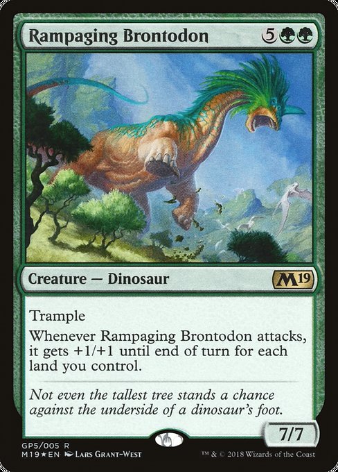 Rampaging Brontodon card image