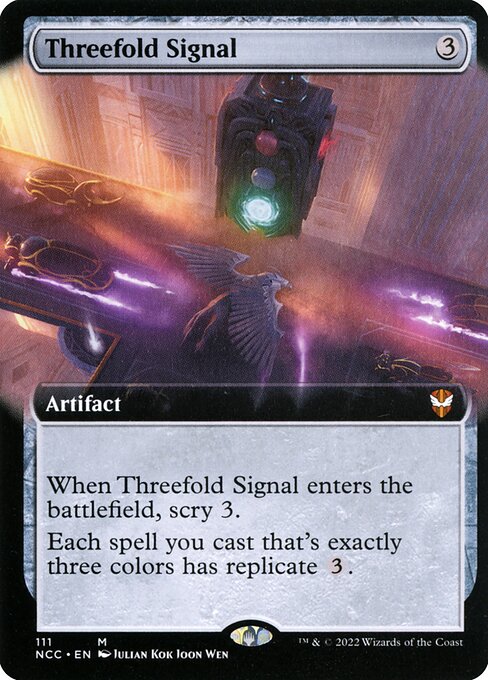 Threefold Signal (New Capenna Commander #111)