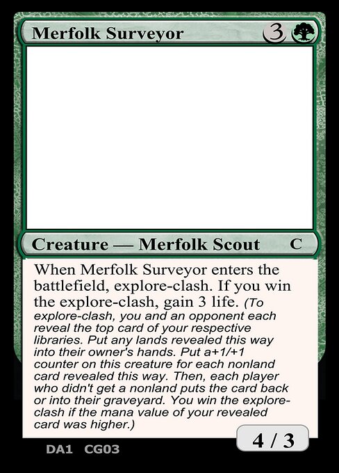 Merfolk Surveyor (Unknown Event #CG03d)