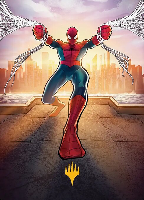 Amazing Spider-Man // Amazing Spider-Man magic the gathering card art