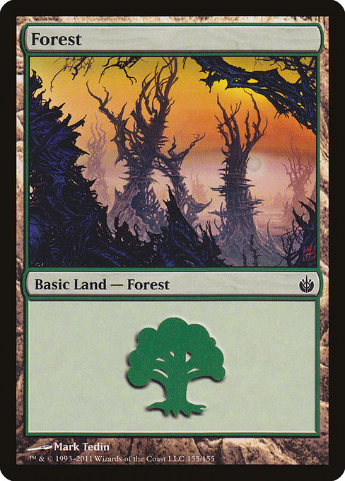 Forest (Mirrodin Besieged #155)