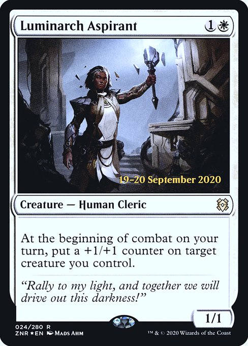 Luminarch Aspirant (Zendikar Rising Promos #24s)