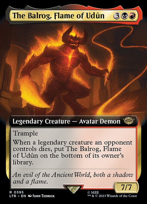 The Balrog, Flame of Udun (Extended Art)