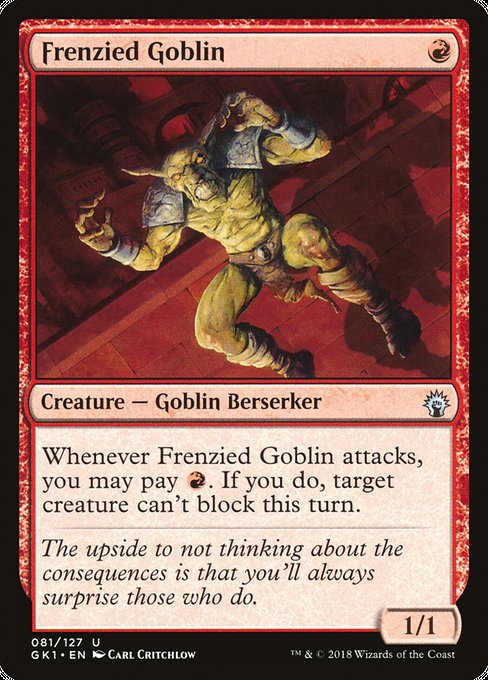 Gobelin hystérique|Frenzied Goblin