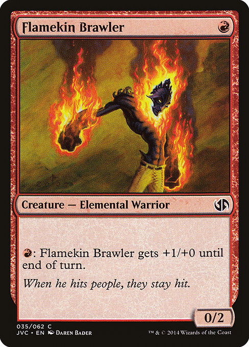 Flamekin Brawler (Duel Decks Anthology: Jace vs. Chandra #35)