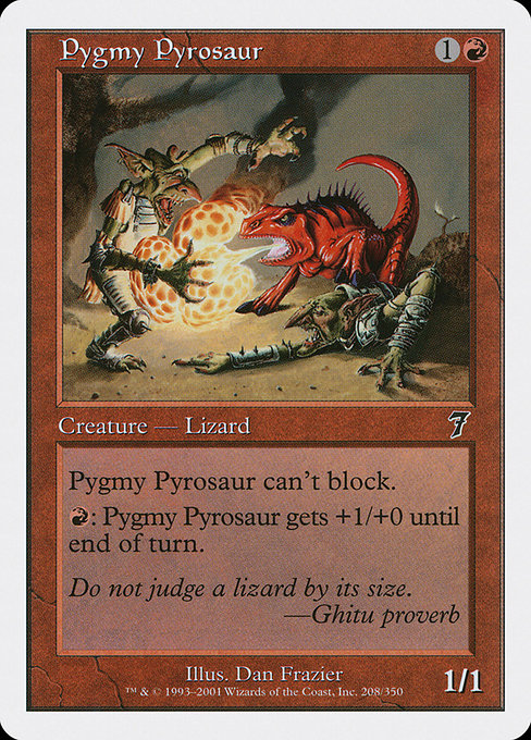 Pygmy Pyrosaur (Seventh Edition #208)