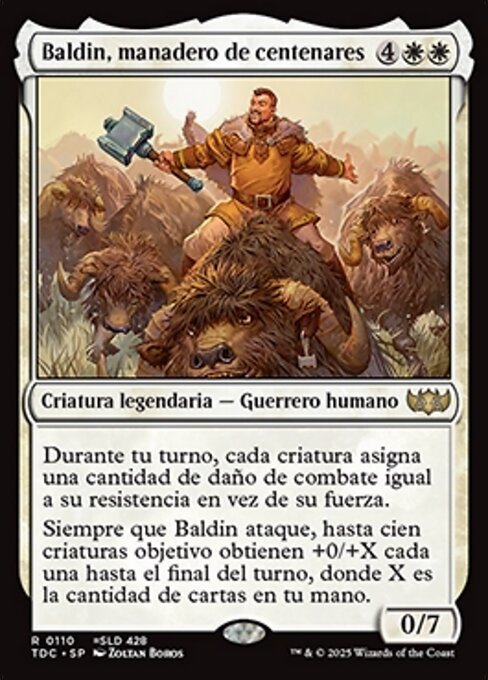 Baldin, manadero de centenares