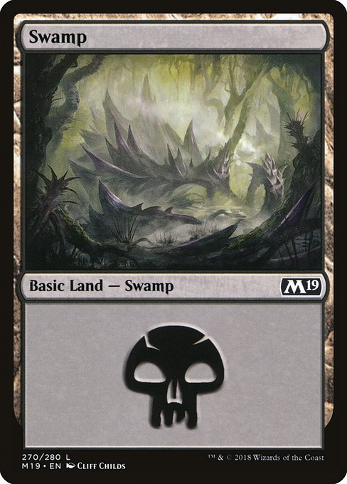 Swamp (Core Set 2019 #270)