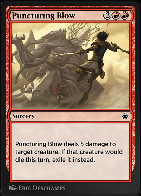 Puncturing Blow (Amonkhet Remastered #171)
