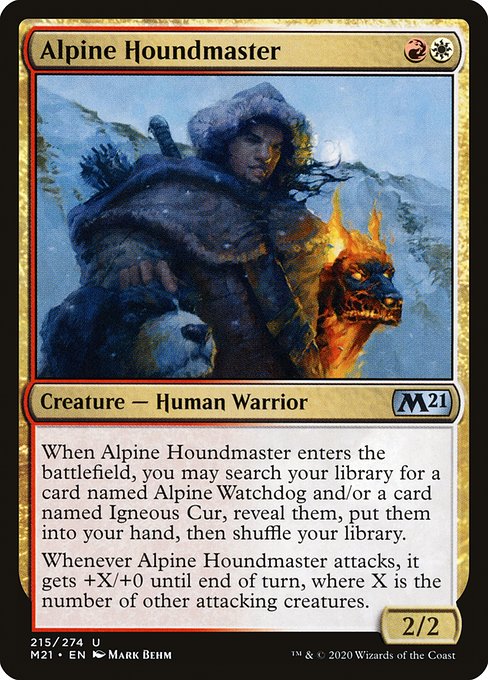 Alpine Houndmaster (Core Set 2021 #215)