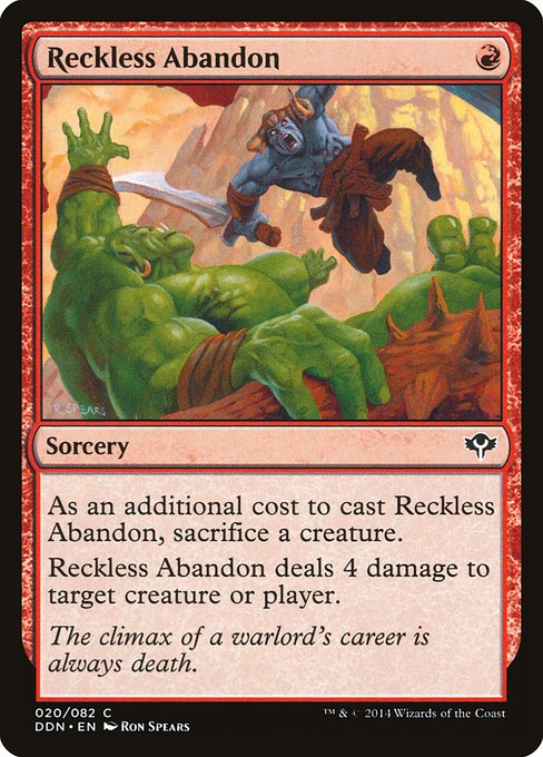 Reckless Abandon (Duel Decks: Speed vs. Cunning #20)