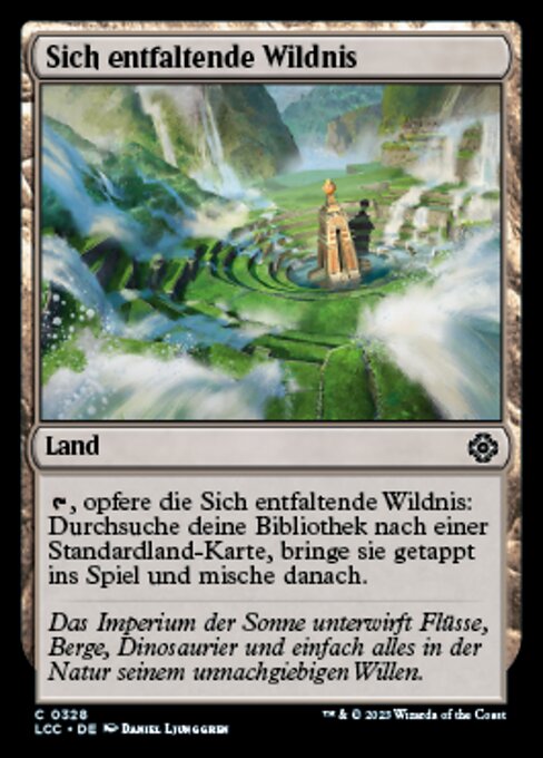 Evolving Wilds (The Lost Caverns of Ixalan Commander #328)