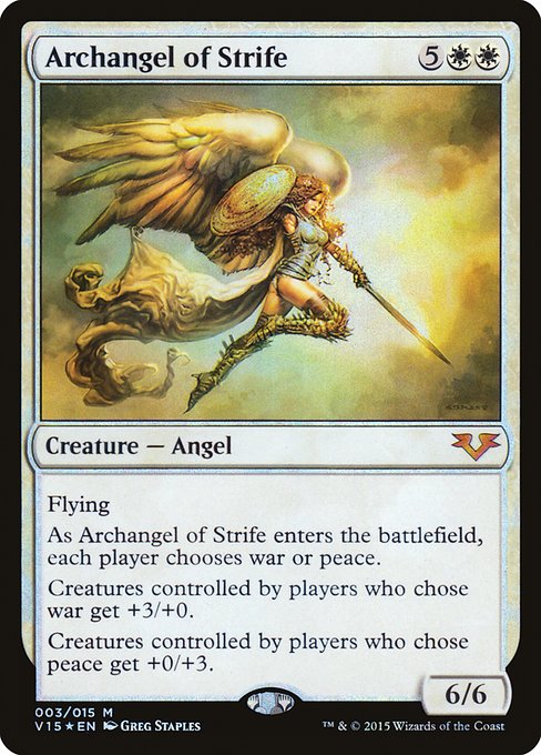 Archangel of Strife · From the Vault: Angels (V15) #3 · Scryfall
