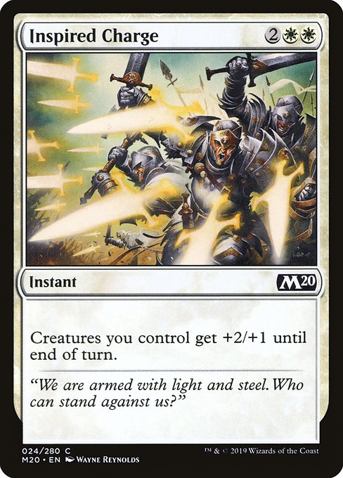 Inspired Charge (Core Set 2020 #24)
