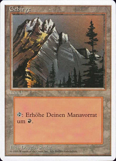 Mountain (Revised Edition #301)