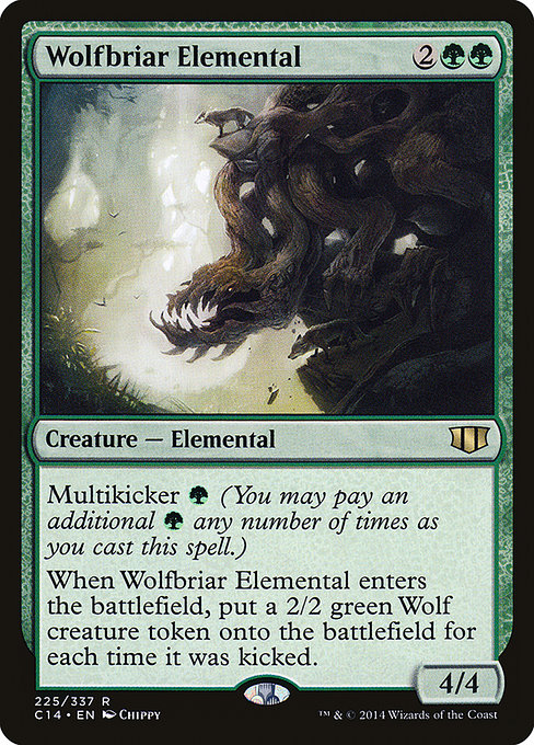 Wolfbriar Elemental (Commander 2014 #225)