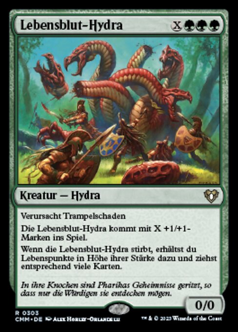 Lifeblood Hydra (Commander Masters #303)