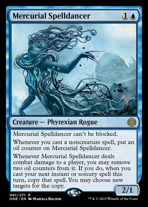 Mercurial Spelldancer (Phyrexia: All Will Be One Promos #61p)